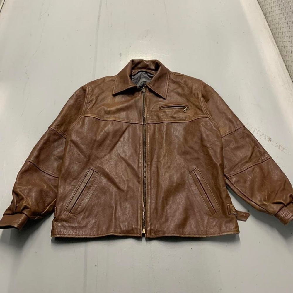 Christian Dior Leather Bomber Jacket